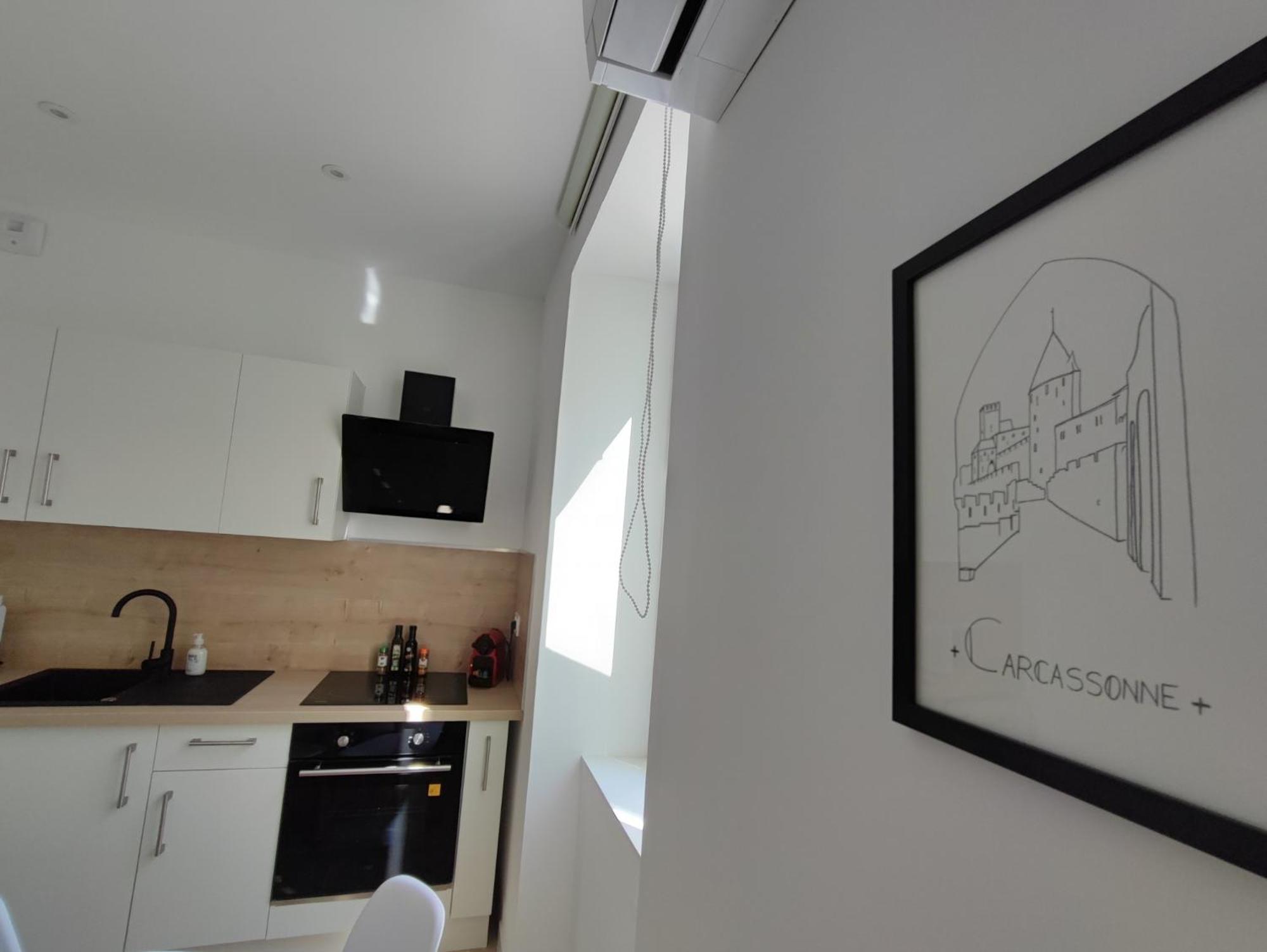 Pause Entre Cite Et Bastide *Clim *Wifi *Smart Tv Leilighet Carcassonne Eksteriør bilde